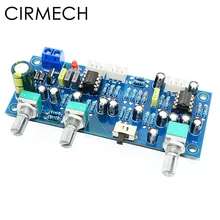 Cirmech 2.1 canais subwoofer preamp placa de filtro de baixa passagem pre-amp placa de amplificador ne5532 baixa passagem filtro baixo pré-amplificador
