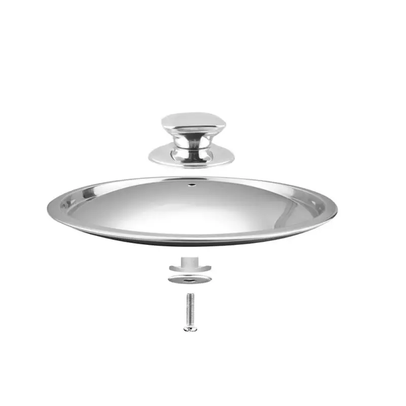 

Square Shape Stainless Steel Pot Knob Universal Kitchen Replacement Set Cookware Pot Lid Handle Holding Knob