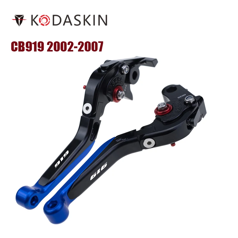 

KODASKIN Folding Extendable Brake Clutch Levers for Honda CB919 2002-2007