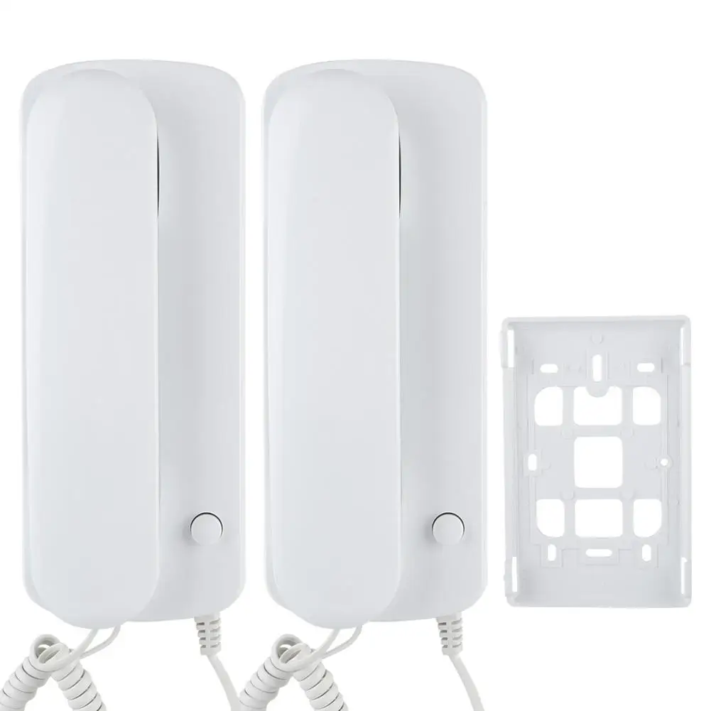 

Two Way Household Non-visual Wired Elevator Doorphone Intercom Audio 220V EU Plug 2019
