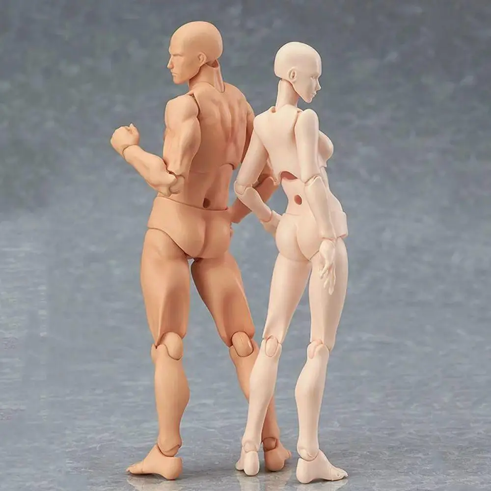 

13cm Action Figure Toys Artist Movable Male Female Joint figure body Model Mannequin bjd Art Sketch Draw figures kawaii figurine