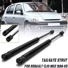 Shock Strut Dampers Trunk-Tail-Gate-Strut Hatchback Rear MK2 Renault Clio for 1998-2005