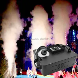 1500 W Светодиодная дым-машина Беспроводной удаленного DMX512 дым машина с 24x9 W СВЕТОДИОДНЫЙ огни профессиональный этап машина DJ/бар/дома Fogger