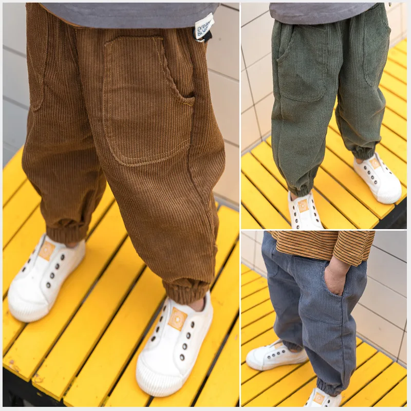 

Thicken Boys Pants 2018 Autumn Winter Casual Kids Pants 1 2 3 4 5 6 Year Toddler Boy Pants Childrens Trousers Baby Boy Clothes