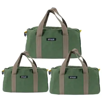

Canvas Waterproof Storage Hand Tool Bag Screws Nails Drill Bit Metal PartsTravel Makeup Organizer Pouch Bag Case Tool Bag