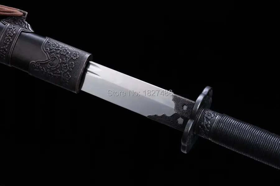 Китайская традиция кунгфу меч династии Цин Меч Сабля T1095 острый боевой нож из