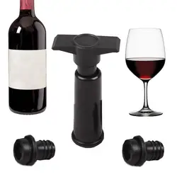 Black wine Saver насос вакуумная пробка консервант 2X Вакуумная бутылка кнопки-стопперы набор