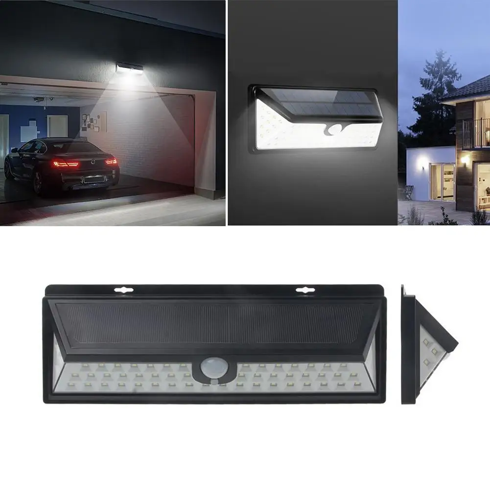 Outdoor 54 LED Solar Powered Light Super Bright Wide Angle Waterproof Wall Lamp | Лампы и освещение