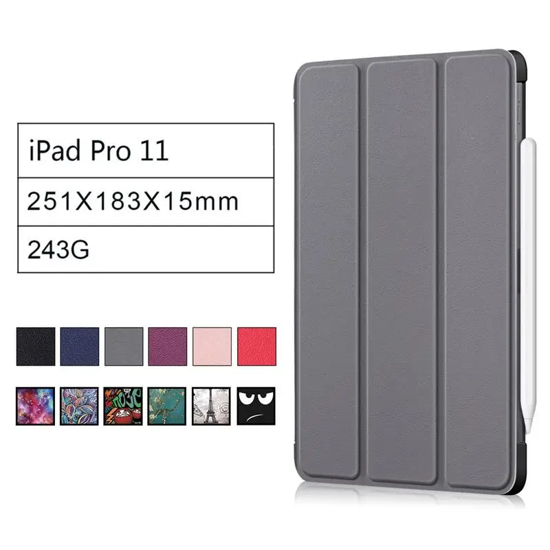 

Protective Cover Protecting Case PU For 11 Inch IPad Pro 2018 Waterproof Shockproof Scratch Resistant Lightweight Cover