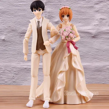 

Figma EX-046 Bridegroom EX-047 Bride Marry Wedding PVC Action Figure Collection Model Toy