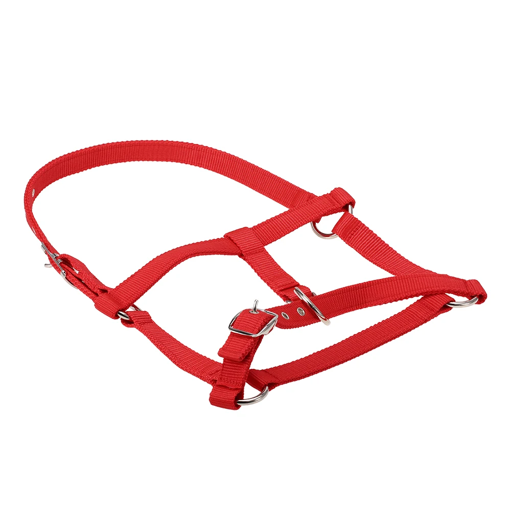 6 مللي متر سميكة الحصان رئيس طوق قابل للتعديل سلامة الرسن اللجام Headcollar الحصان ركوب سباق المعدات حبل للتدريب 3 ألوان