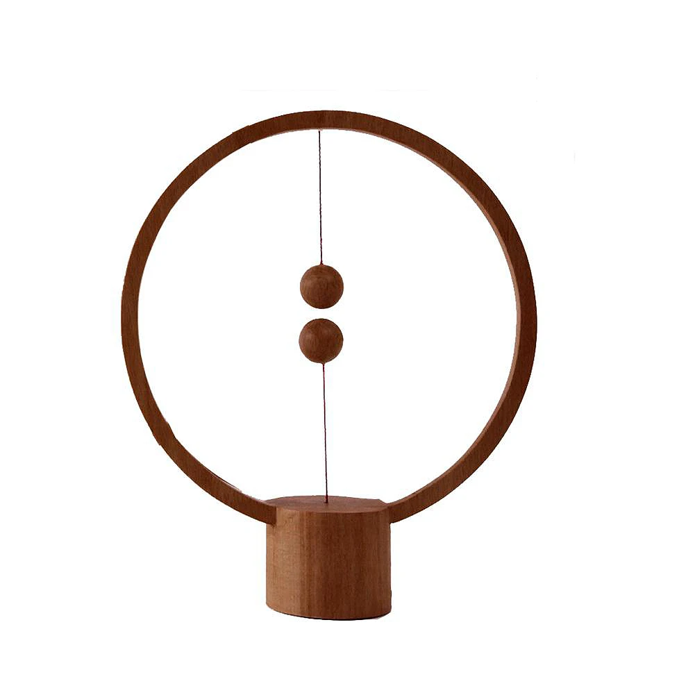 

Creative Smart Led Magnetic Suspension Balance Lamp Round Balance Night Light Usb Reading Table Lamp For Home Bedroom Decorati