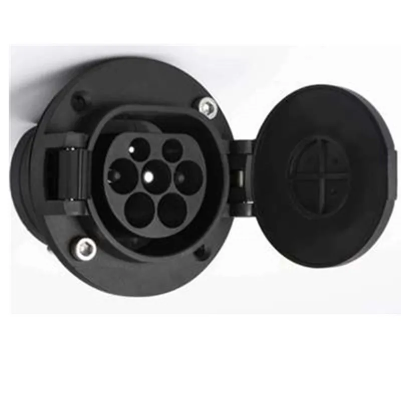 EVSE EV зарядное устройство гнездо типа 2 IEC62196 16A 32A для электромобиля боковое 3