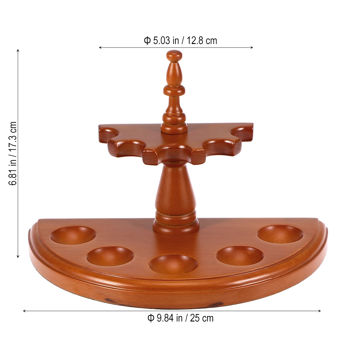 1 шт. Съемный Деревянный полукруг табака курительная трубка подставка держатель 5 Аксессуары для трубок(трубы в комплект не входят