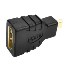 Universal Micro HDMI to HDMI Cable Converter Adapter Micro Type D Male to Type A Female Connector For TV LCD HDTV Universal Micro HDMI to HDMI Cable Converter Adapter Micro Type D Male to Type A Female Connector For TV LCD HDTV