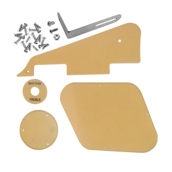 

NEW Set of Cream Guitar Pickguard/Cavity/Switch Covers/Pickup Selector Plate/Bracket for LP Style Guitar
