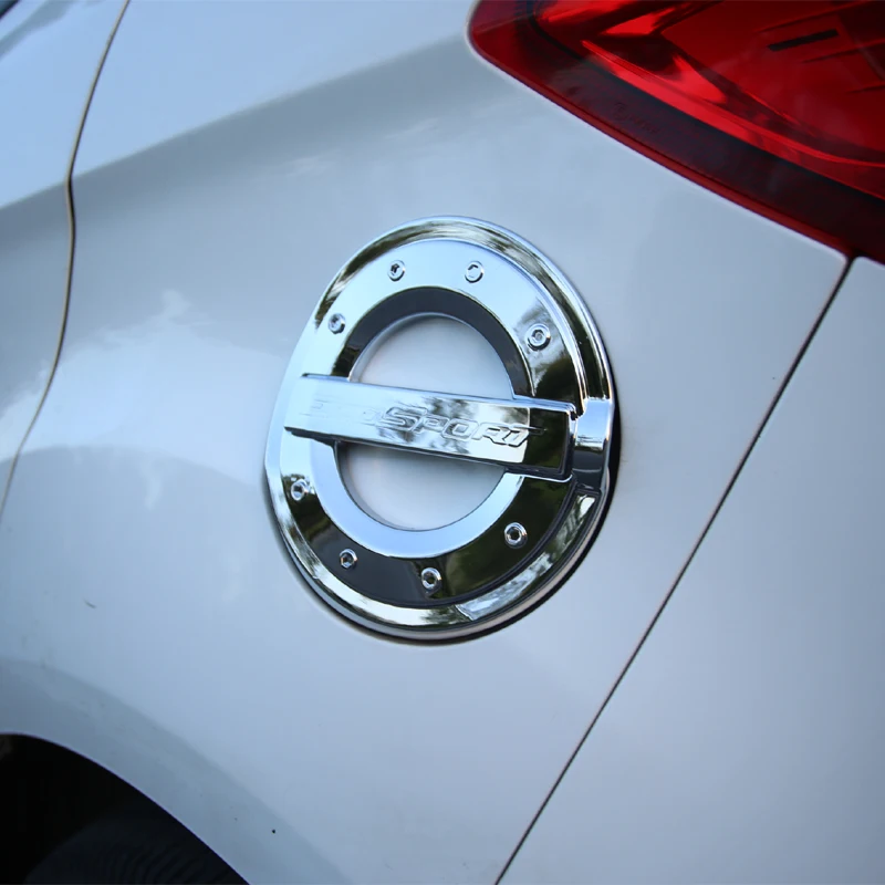 Черная крышка топливного бака Foal Burning ABS Защитная Наклейка для Ford Ecosport 2012 2013 2014 2015