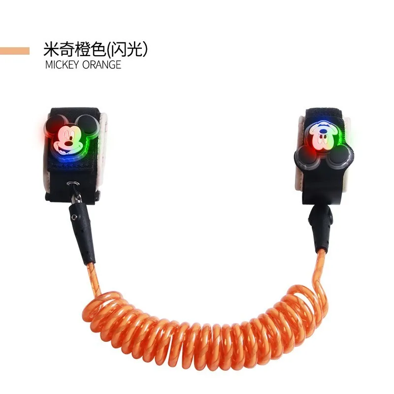 Disney Safety Lock Baby Anti Lost Wrist Link ремень веревка поводок для ходьбы ручной браслет детей