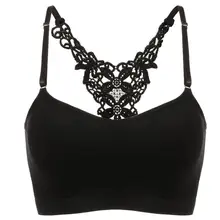 Для женщин Повседневное Твердые Спагетти ремень Y назад повседневное, спорт, открытый и т. д. Paded спортивный бюстгальтер Йога фитнес