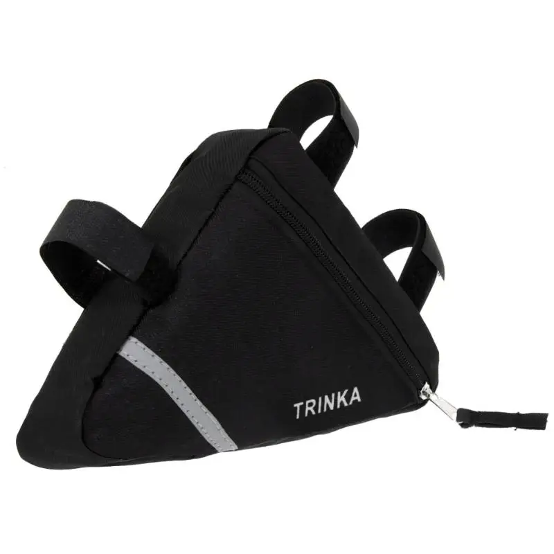 Waterproof 1.5L Outdoor Triangle Cycling accessories Bicycle Front Tube Frame Bag Mountain Bike Pouch Holder Saddle Bag