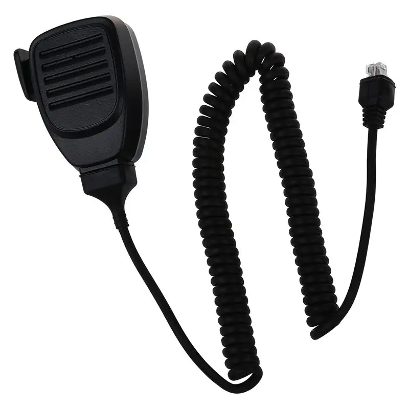 

Blk Coil Cord Handheld Speaker Mic for Kenwood TK-868G