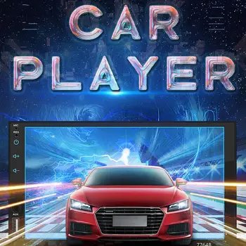 

New Car styling 2 din car radio 7" HD Player MP5 Touch Screen Digital Display Bluetooth Multimedia USB 2din Autoradio Car Backup