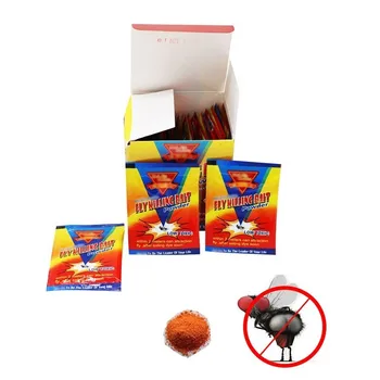 

50pcs/lot Powerful Effective Powder Fly Killing Bait Pest Control Flies Poison Killer Insecticide Fly Mosquito Killer Reject