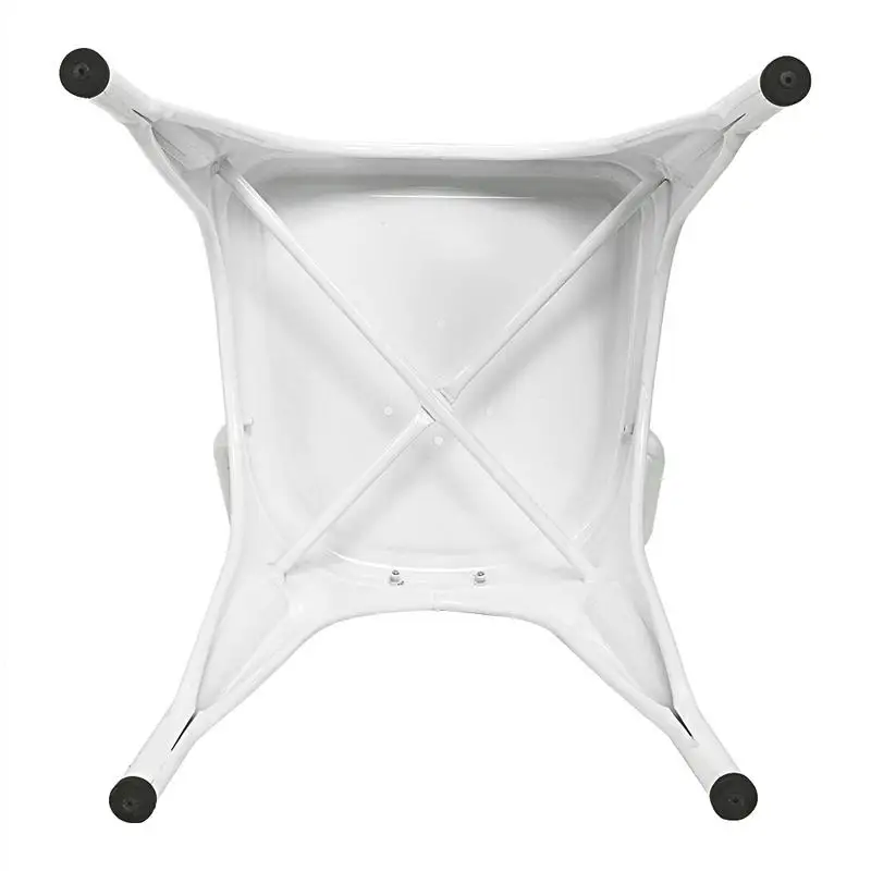 4pcs Retro Industrial-style Iron Sheet Chair White Chair Features A High-quality Steel And Lacquer Process Home Restaurant Bar 4pcs Retro Industrial-style Iron Sheet Chair White Chair Features A High-quality Steel And Lacquer Process Home Restaurant Bar