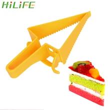 HILIFE 1 шт. лопатка для торта пластиковый разделитель резак формы треугольный торт резак для торта нож для выпечки