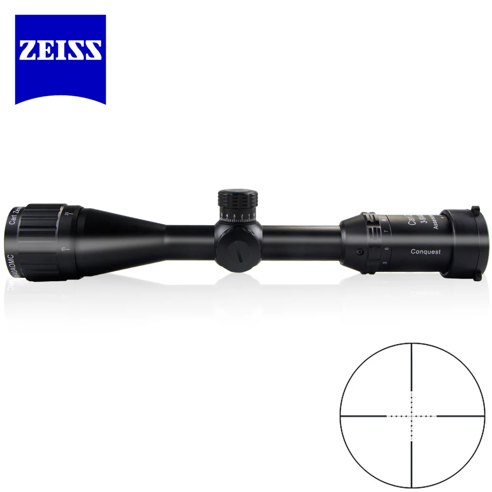 CARL ZEISS 3 9X40 тактический оптический прицел Mil точка светящаяся сетка для охоты
