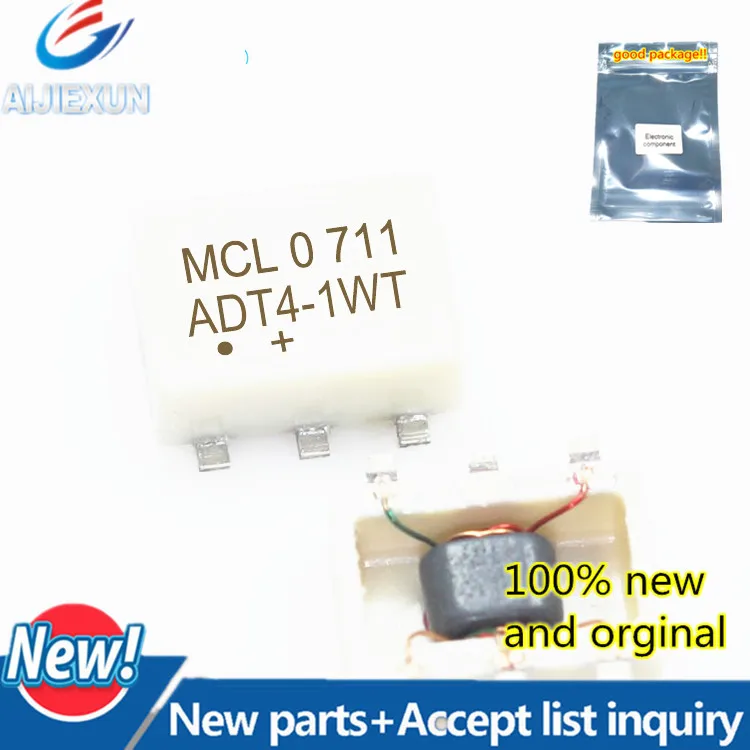 

2pcs 100% new and orginal ADT4-1WT+ ADT4-1WT SMD-6 Radio Frequency Transformer n stock