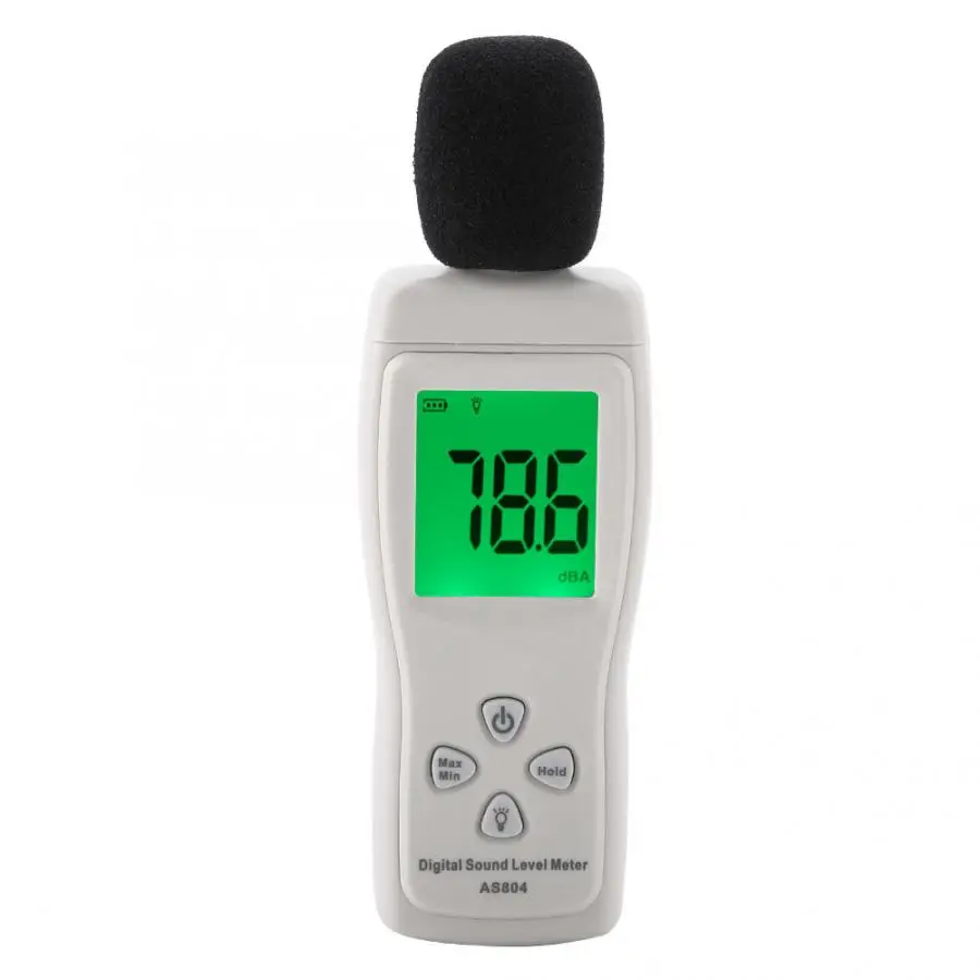 

SMART SENSOR AS804 Digital Sound Level Meter Testing Monitor 30-130dBA Decibel meter logger Noise Measuring Instrument detector