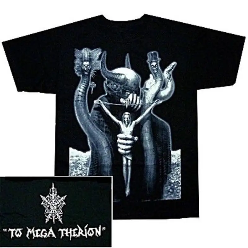 Новинка футболки лучший друг Фрост до Мега Therion Giger o образным вырезом с коротким