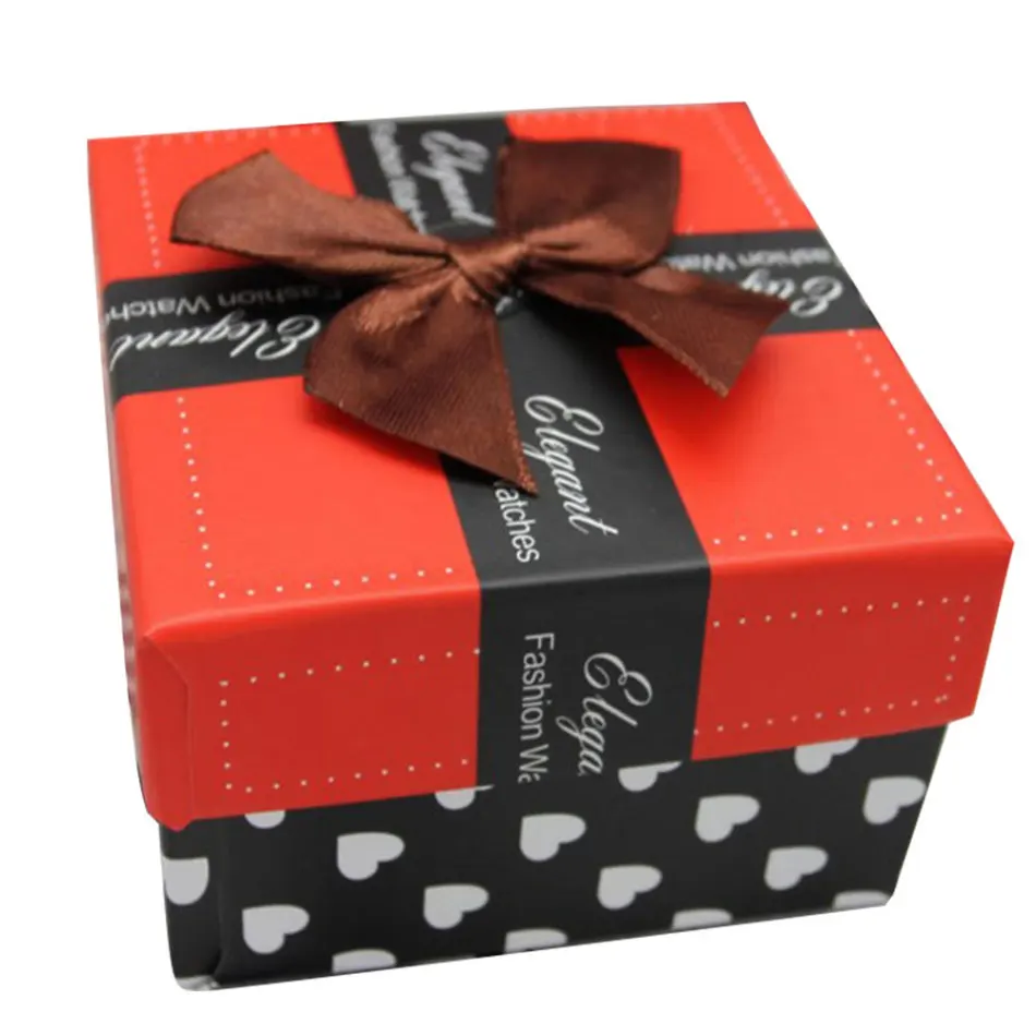 

Watch Box Beautiful Gift BoxLuxury Durable Watch Boxes Bracelet Bangle Jewelry Display Box Case Rectangular Clock