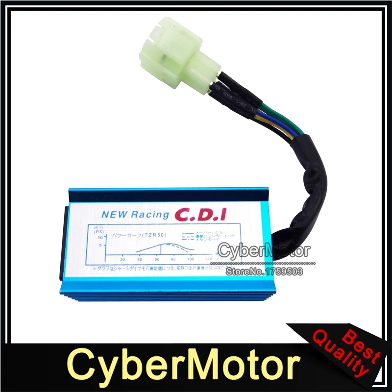 

6 Pin AC Ignition CDI Box For XR50 XR70 XR80 XR100 CRF50 CRF70 CRF80 CRF100 GY6 50cc 90cc 110 125 150cc Moped Scooter ATV Buggy
