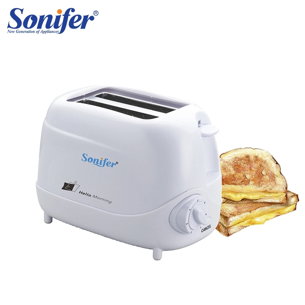 2 slices toaster Automatic Fast heating bread toaster Household