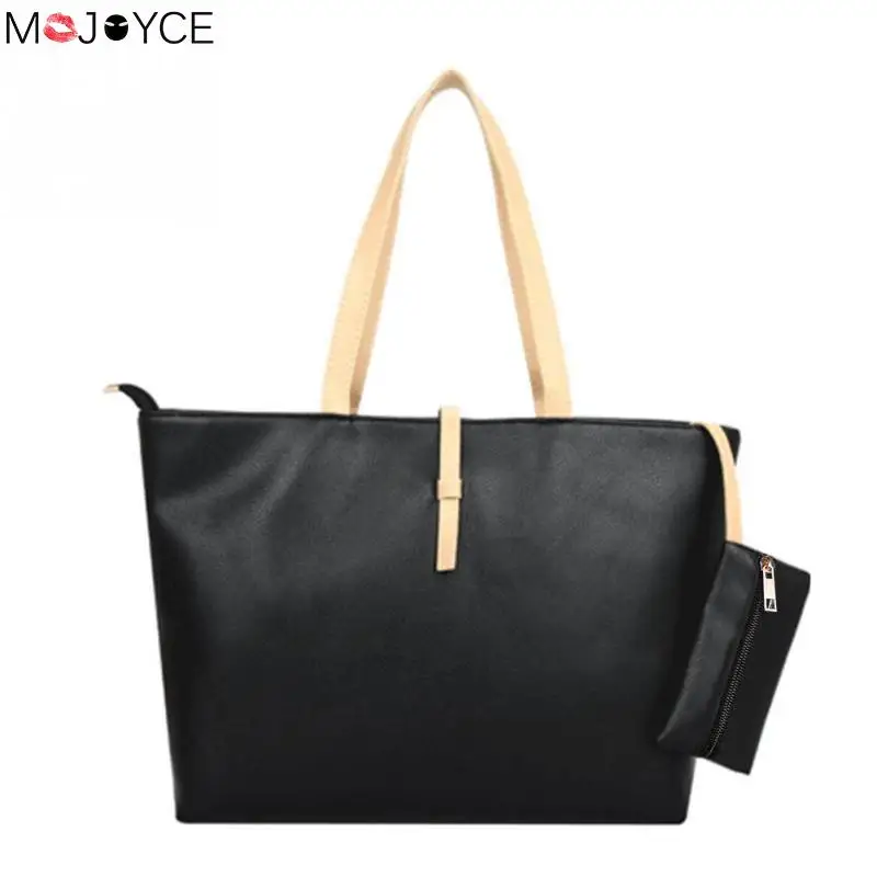 

Fashion Casual Top-handle Tote PU Leather Shoulder Bags Square Big Capacity Handbag Shoulder Bag Beach Bolsos Mujer