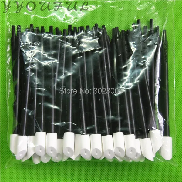 

T-21 T21 Cleaning Swabs head For Rubystick cotton head Solvent printer for Epson Mimaki Roland Mutoh printer clean kit H-21 100X