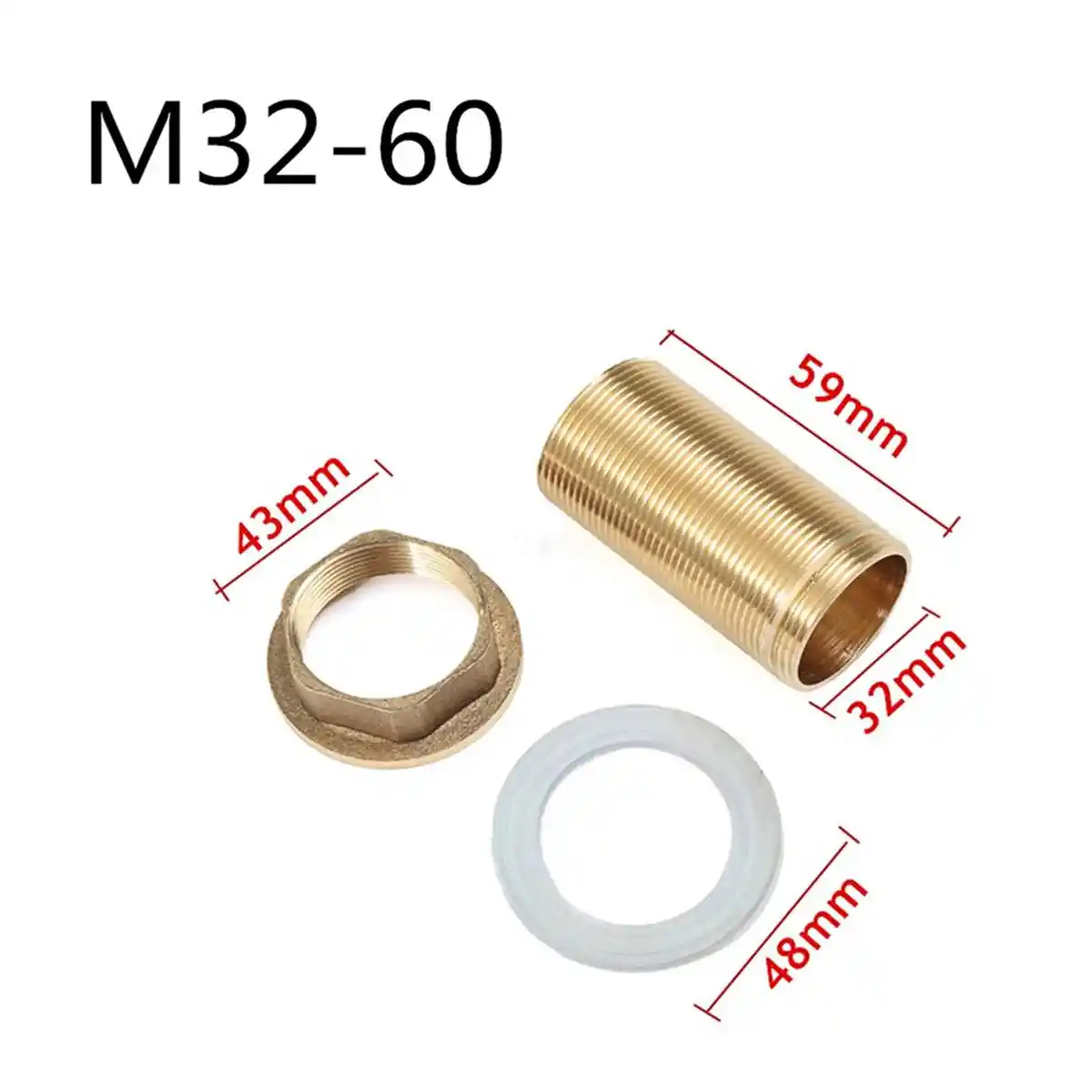 Kitchen Copper Basin Mixer Tap Repair Fitting Kit Faucet Threaded