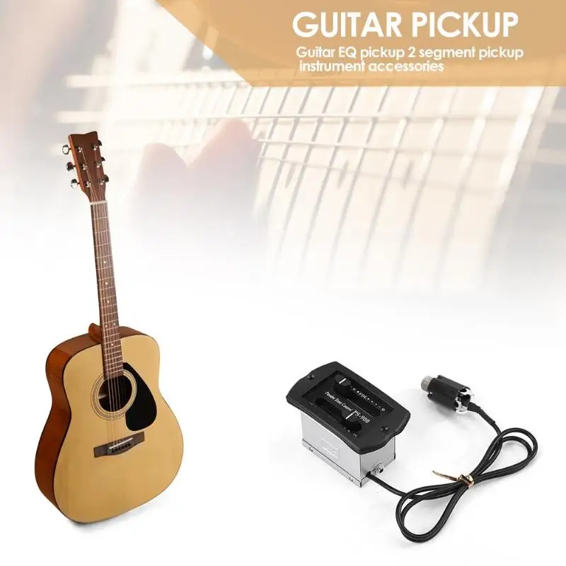 Guitar 2 Band EQ Equalizer Tuner System Pickup Preamp for
