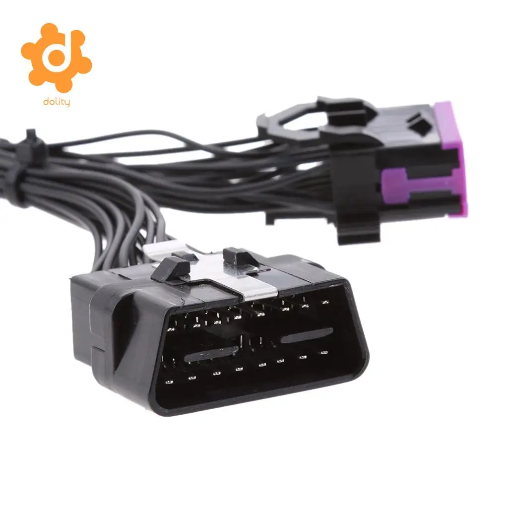 16 контактный Удлинительный кабель OBD2 OBDII Y сплиттер типа Папа мама изготовлен из
