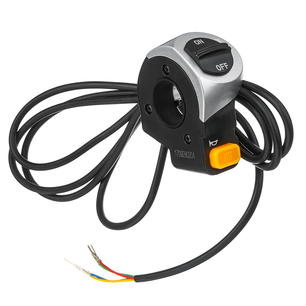

Motorcycle Ebike Electric Scooter Handle Switch With Light ON-OFF Button Horn Button 150cm Wire Motorcycle Hadlebar Switch Light