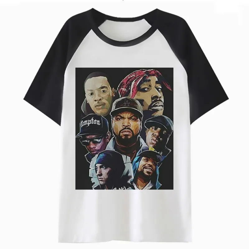 

eminem t shirt male hip tshirt harajuku for t-shirt hop top streetwear funny clothing men tee