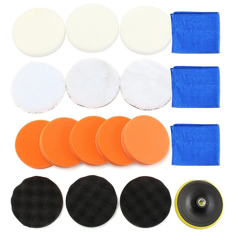 

18pcs/Set Different Models Polishing Pads Buffing Wheel Discs Beauty Waxing Tools Suitable For Jewelry Metal Polishing Cleaning