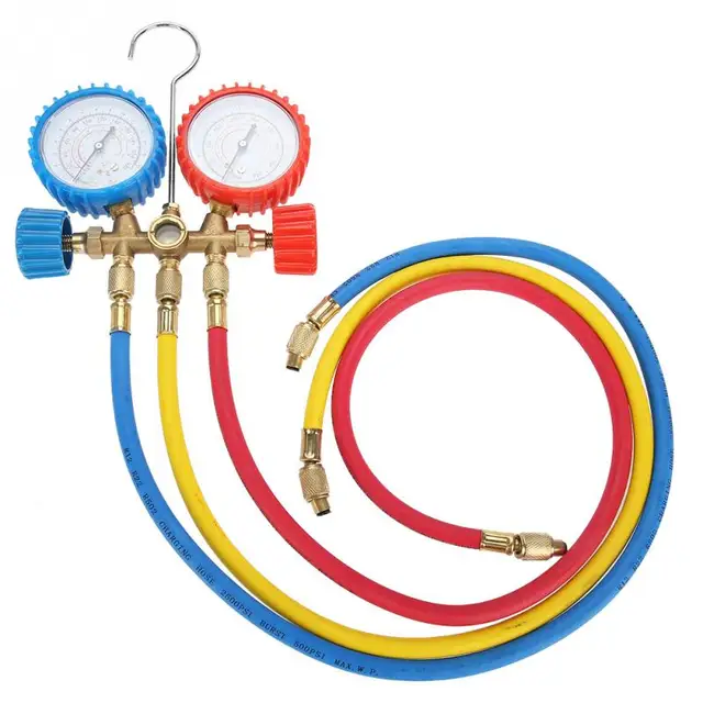 Air Condition AC Diagnostic Manifold Gauge Pressure Gauge Set