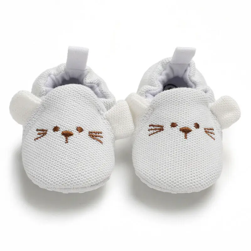 Cute Newborn Baby Girls Boys Soft Sole Crib Shoes Infant Toddler Sneaker Anti-Slip Outfit 0-18M