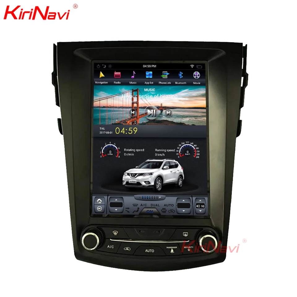 

KiriNavi Vertical Screen Tesla Style 10.4 Inch android 6.0 Car Radio For Toyota Rav 4 Car Stereo GPS Navigation Audio 2008-2012