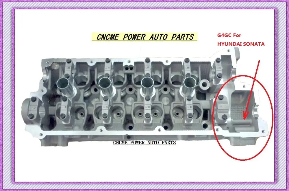 Для Hyundai Sonata G4GC Головка блока цилиндров 1975cc 2.0L DOHC 16v 22100-23740 22100-23760 22100-23780 OK013-10-100