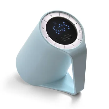 

Electric Creative Alarm Clock Recorded Message Clock LED Night Light Mini Digital Alarm Clock 1200mAh Rechargeable Battery Alarm