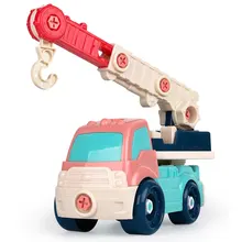 Пластиковый автомобиль грузовик игрушка модель безопасный материал Интеллектуальный модный интерес к культивированию Новинка DIY автомобиль забавные подарки